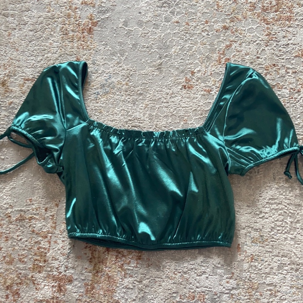 L.A Hearts green top